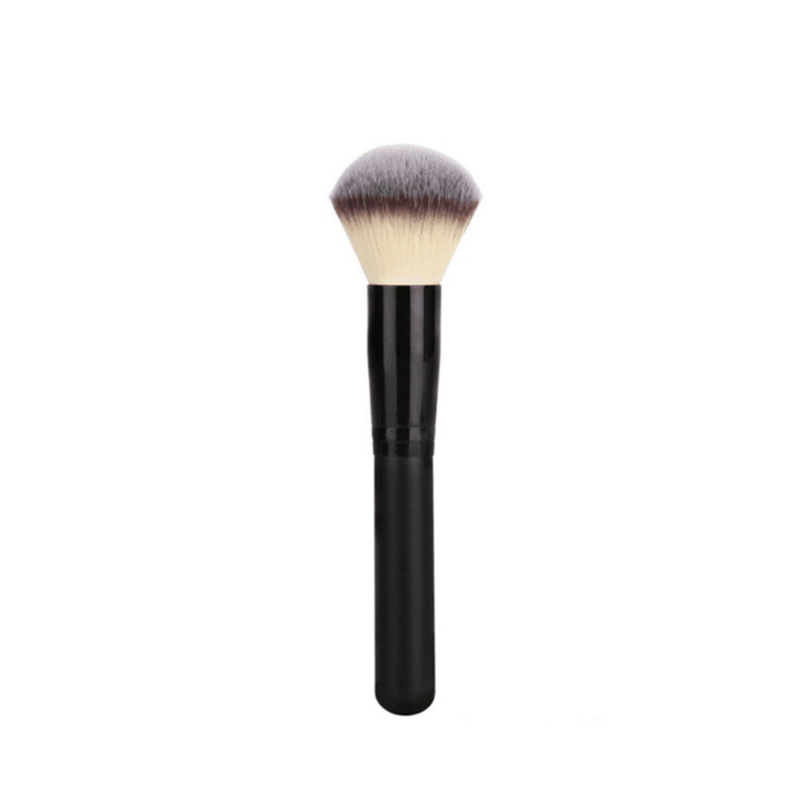 Custom Private Label Single Synthetic Makeup Brush Black Large Loose Powder Blush Brush Make Up